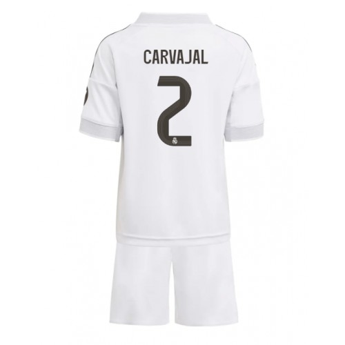 Real Madrid Daniel Carvajal #2 Replika babykläder Hemmaställ Barn 2025-26 Kortärmad (+ korta byxor)